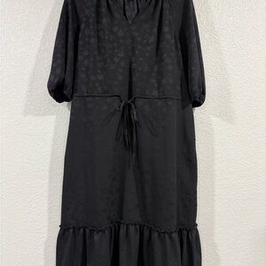 Draper James Black Long Sleeve Dress